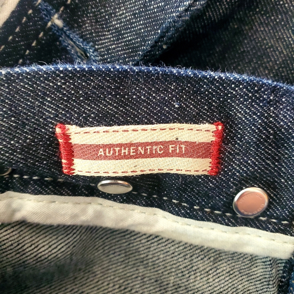 John Varvatos Star USA Authentic Fit Straight Leg Button Fly Mens Jeans 38 x 33 - Picture 6 of 8